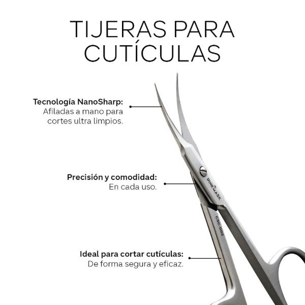Producto - TIJERA CORTA CUTICULAS PINK MASK