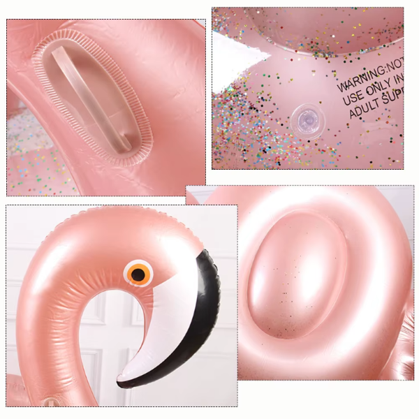 Producto - Inflable Glitter Flamenco 1,3m x 1,23m - 3