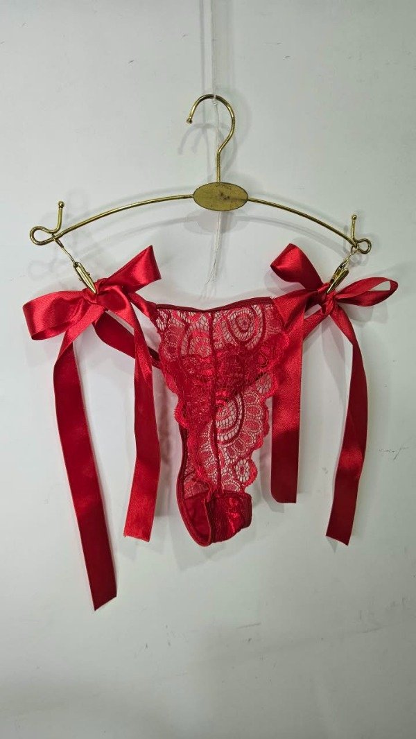 Producto - TANGA DE ENCAJE  CON LASO AL COSTADO A21 C - 2