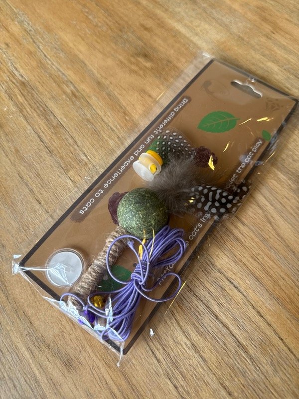 Producto - Colgante con pelota y plumas