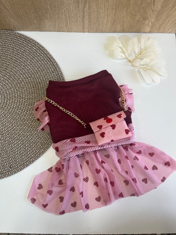 Producto - Vestido corazones con cartera - 0