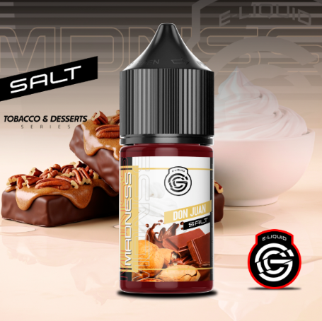 Producto - MADNESS SALT DON JUAN (CHOCOLATE NUECES PECAN CREMA) 30ML 25ML