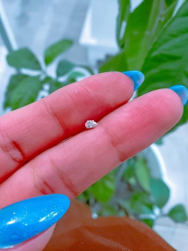 Producto - Solitario piercing gota AQ