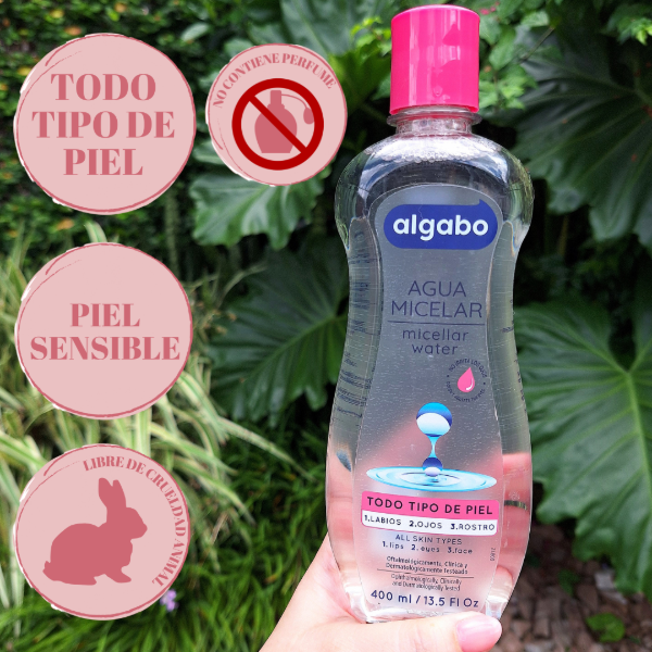 Producto - Agua Micelar 400 ml Algabo