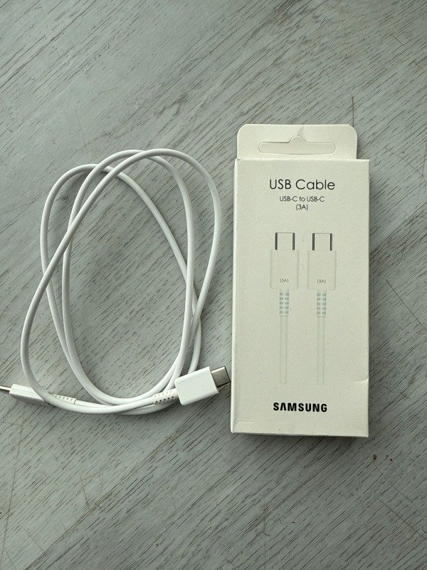 Producto - Cable Samsung usb C a C 3A blanco