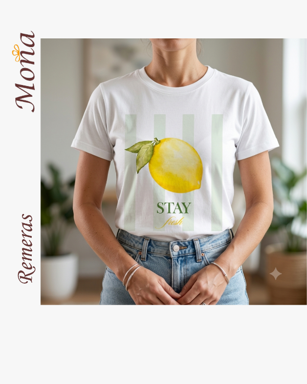Producto - Remera algodón estampada - 4