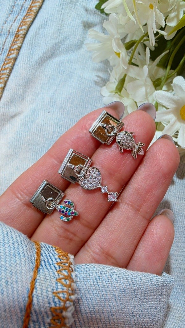 Producto - Charms dijes cubic 2 AQ - 0