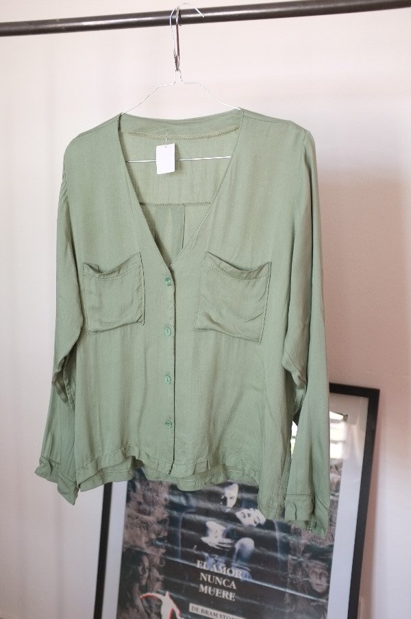 Camisola verde musgo
