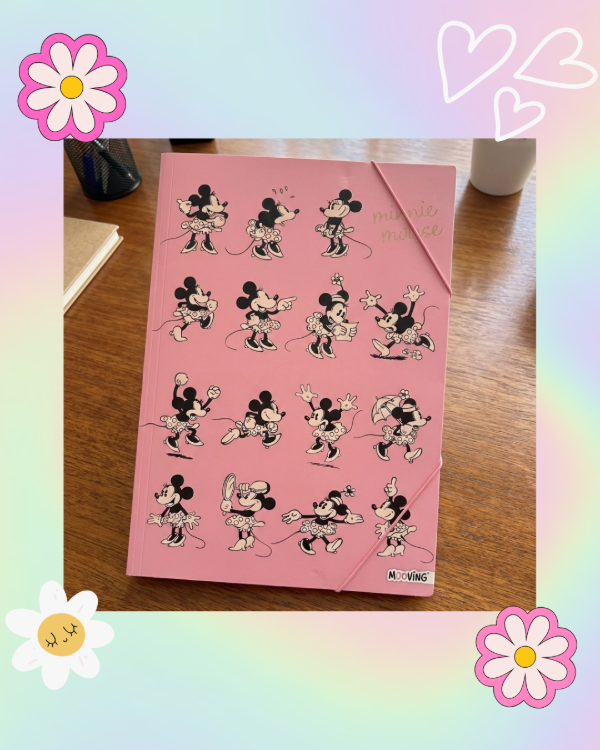 Producto - Carpeta Oficio 3 Solapas Minnie - Mooving