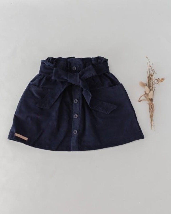 Producto - POLLERA ISAURA CORD AZUL - 0