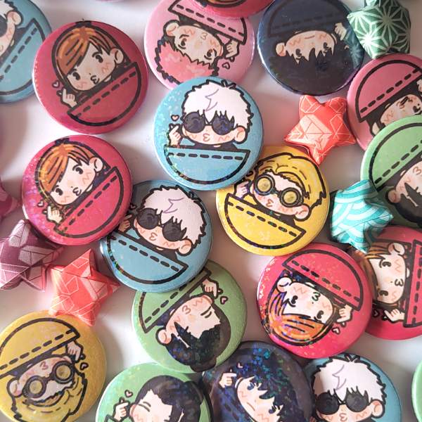 Producto - Pin prendedor holo - JJK
