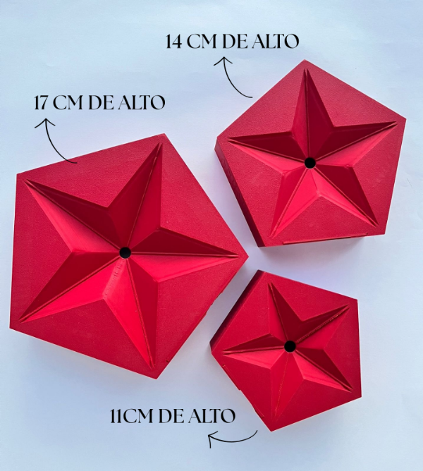 Producto - Pack 3 tutores de estrellas para tiffany