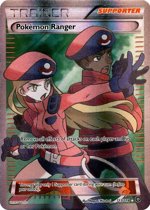 Producto - Pokémon Ranger Full Art - 113/114 - Steam Siege - Holo