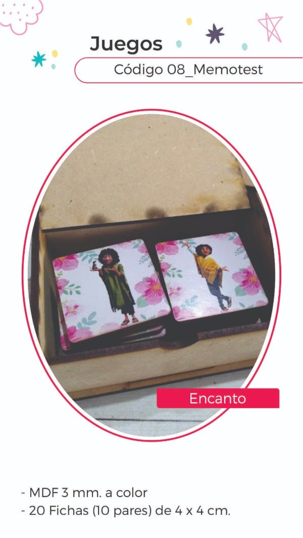 Producto - Memotest Encanto