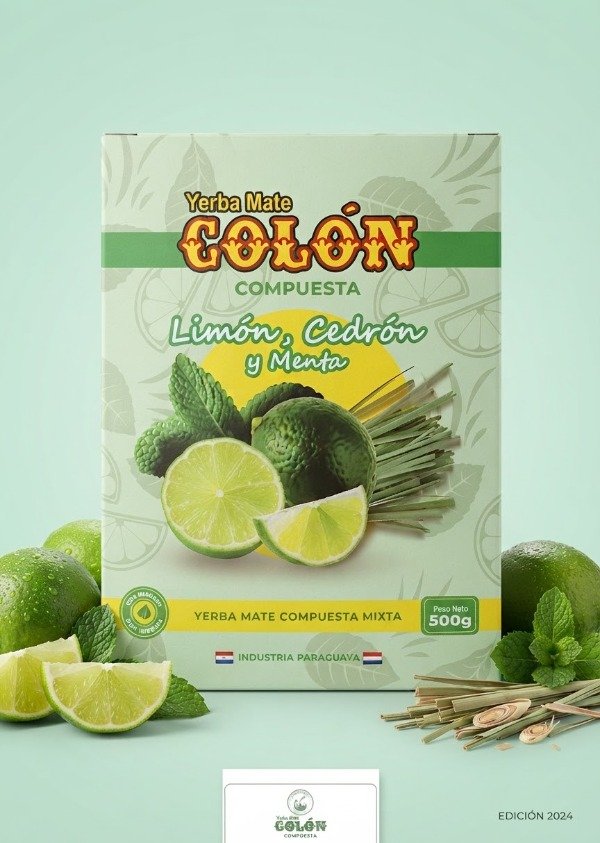 Producto - Yerba Colón Compuesta Limón Cedron y Menta x 500gr