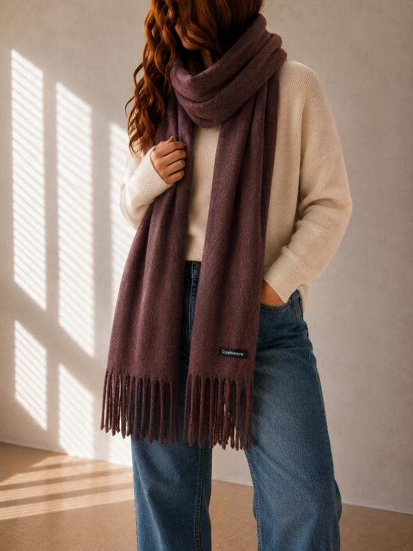 Producto - BUFANDON RUANA CASHMERE 4010