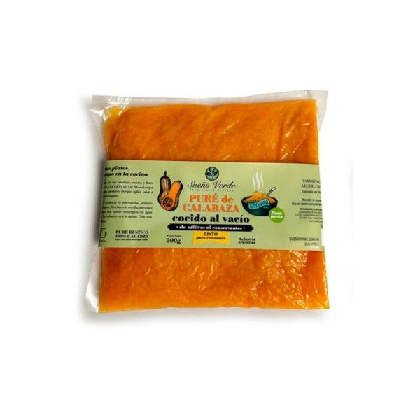 Producto - Pure de Calabaza Cocida al Vacio x 400g SUEÑO VERDE