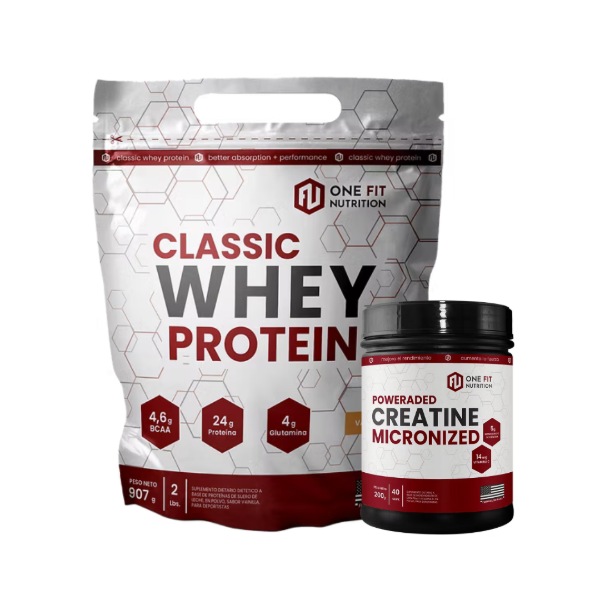 Producto - COMBO ONE FIT - PROTEINA 2 LB. + CREATINA 200 GRS.