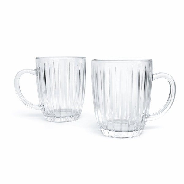 Producto - SET X2 MUGS VIDRIO 442 ml