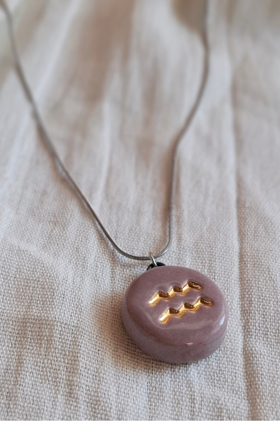 Producto - Collar signo acuario