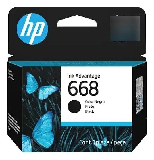 Producto - HP Cartucho de tinta 668 NEGRO