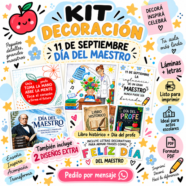 Producto - KIT DECORACION 11 DE SEPTIEMBRE