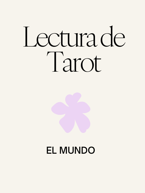 Producto - Lectura de Tarot - El Mundo