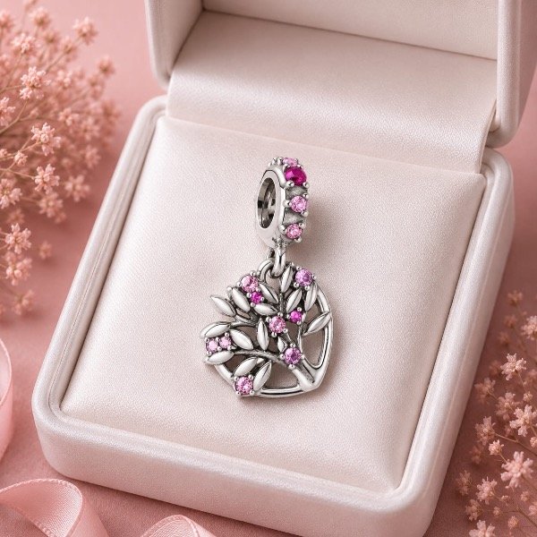Producto - Dije Pandora Árbol Corazón