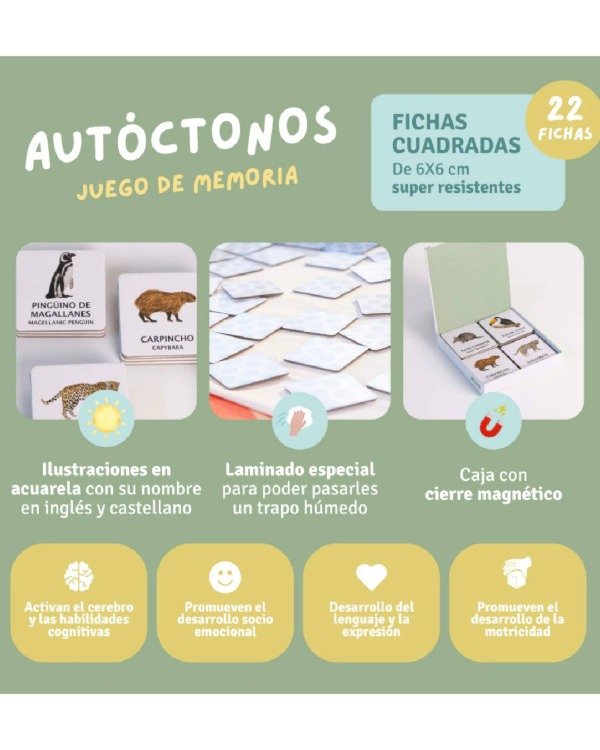 Producto - Juego de memoria autóctonos - 4