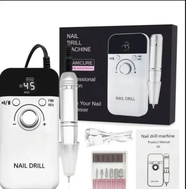 Producto - TORNO PORTÁTIL PARA UÑAS NAIL DRILL