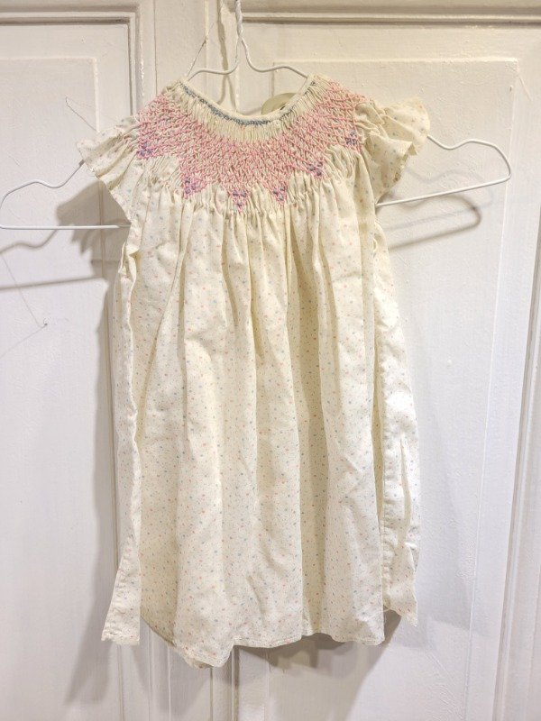 Producto - Vestido blanco floreado Talle 12 meses - PRECIO: 16X