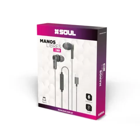 Producto - AURICULAR S99 SOUL TIPO C