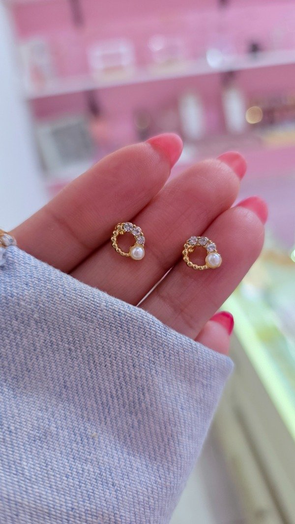 Producto - Aros perla circular AD