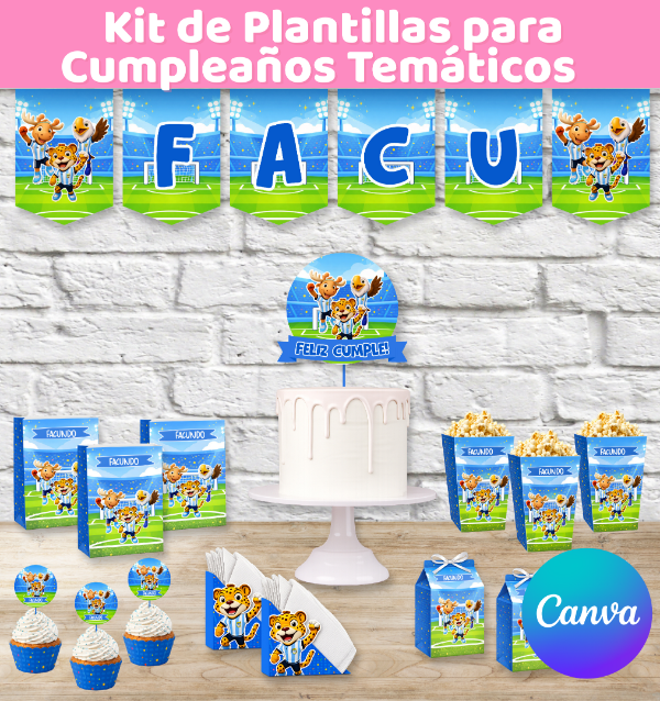 Producto - Plantillas Kit cumpleaños