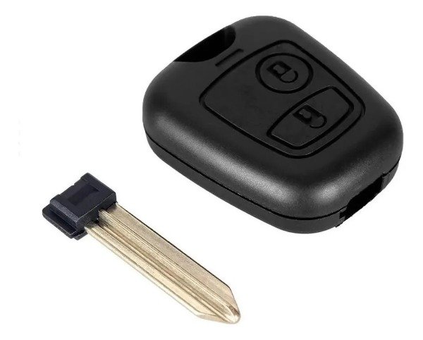 Producto - CARCASA PEUGEOT CITROEN 2 BOTONES PARTNER BERLINGO COMPLETA CON ESPADA CON BASE