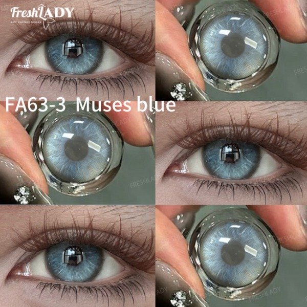Producto - Lentes de contacto Freshlady Muses blue FA63-3 - LEN-0004