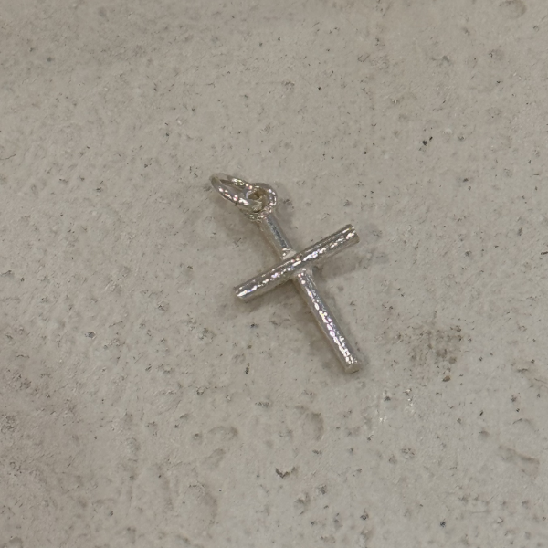 Producto - DIJE CRUZ PLATA FINA