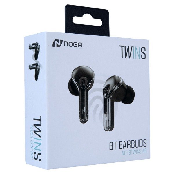 Producto - Auriculares inalámbricos Noga NG BTWINS 48 (blanco y negro)