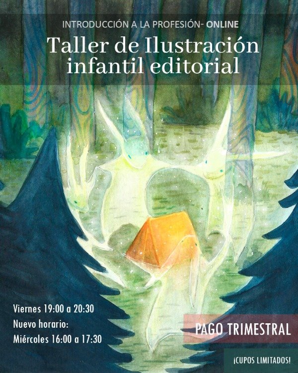 Producto - PROMO PAGO TOTAL : Taller introductorio de ilustración infantil editorial