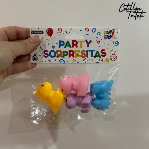 Producto - DINOSAURIOS SQUISHY - 4 UNIDADES