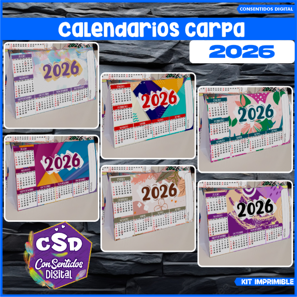 Producto - CALENDARIOS CARPA 2026