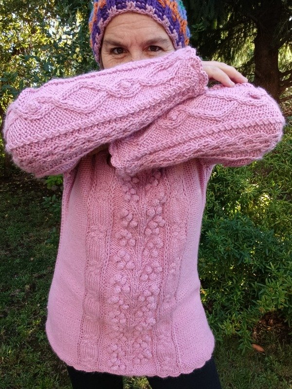 Producto - Sweater largo rosa