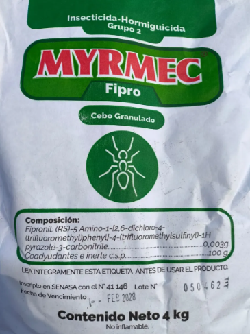 Producto - Myrmec Fipro ROJO Cebo Granulado Hormiguicida Bolsa 4 kg