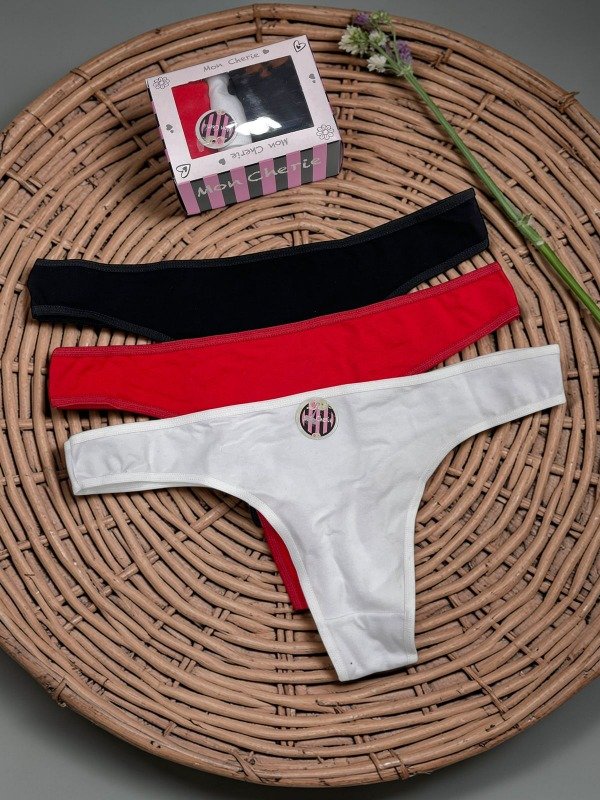 Producto - Art 1023- MON CHERIE- PACK X3 Colaless de Algodón Clasico XL