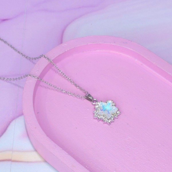 Producto - Collar Estrella tornasol con stras AQ