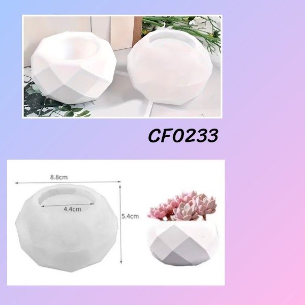 Producto - MACETA DIAMANTE REDONDA - CF0233