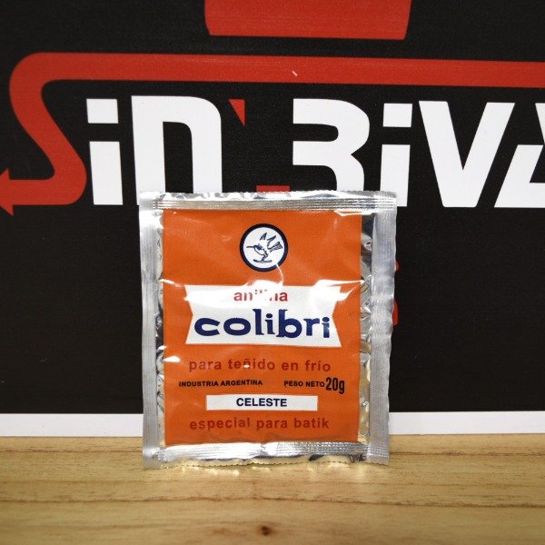 Producto - ANILINA COLIBRI FRIO 20GRS CELESTE