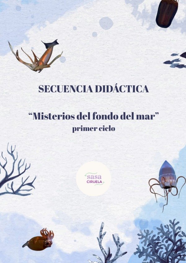 Producto - SECUENCIA DIDÁCTICA "LOS MISTERIOS DEL MAR"