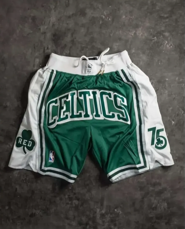 Producto - Short Nba Básquet Boston Celtics Retro Edicion 75 Años - 0
