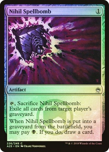 Producto - Nihil Spellbomb Foil  Masters 25